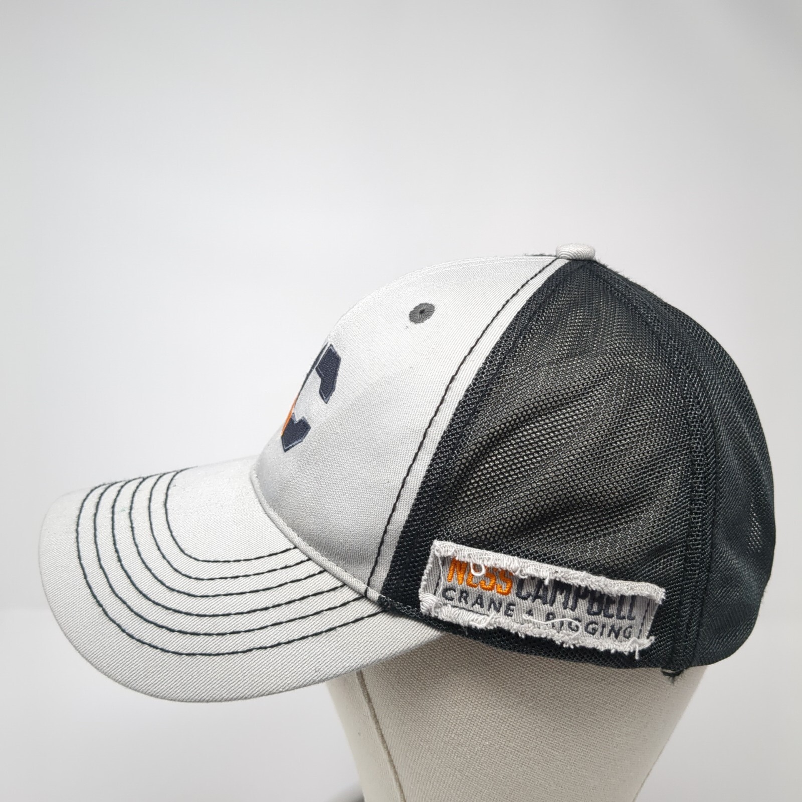 Ness Campbell Crane Rigging Strapback Trucker Hat… - image 3