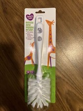Parent's Choice Baby Bottle and Nipple Brush- BPA FREE Dishwasher Safe New WHITE