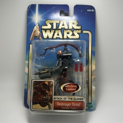 Star Wars Destroyer Droid Attack of the Clones 2002 Hasbro NIB