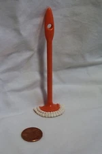 New! Fisher Price Loving Family Dollhouse 4 Inch Orange Mop For 4-6" Tall Dolls