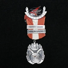 Boeing Employees Rifle & Pistol Club Medal Pin Monthly Match 3rd Place Aviation