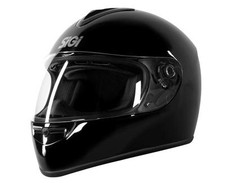 NEW Sigi Dash Maxx Motorcycle Helmet in S/M, BLACK