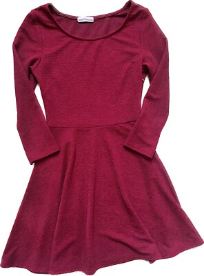 Red Womens A Line Dress Small 3/4 Length Sleeve Business Casual Holiday Burgundy | eBay Red Womens A Line Dress Small 3/4 Length Sleeve Business Casual Holiday Burgundy | eBay