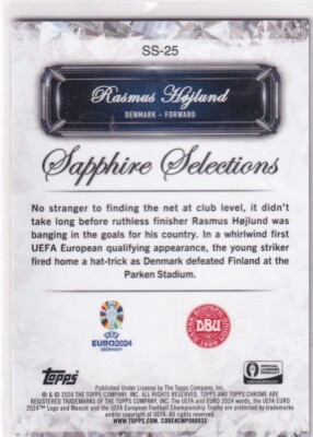 TOPPS UCC SIMPLICIDAD 2024/25 Rasmus Hojlund /25 Manchester United EUR 10,00 - DE