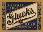 Vintage Glueks Beer Ad Reproduction Metal Sign FREE SHIPPING Bar Decor