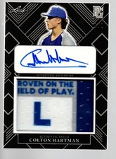 2022 Leaf Perfect Game A-A Patch Auto SIlver #PA-CH1 Colton Hartman 1/1