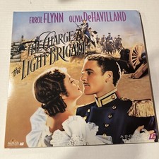 THE CHARGE OF THE LIGHT BRIGADE LASER DISC ERROL FLYNN  OLIVIA DeHAVILAND S1
