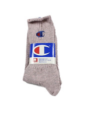 NOS Vintage 90s Champion Womens Cotton Knit Sport Tube Socks Heather Purple USA