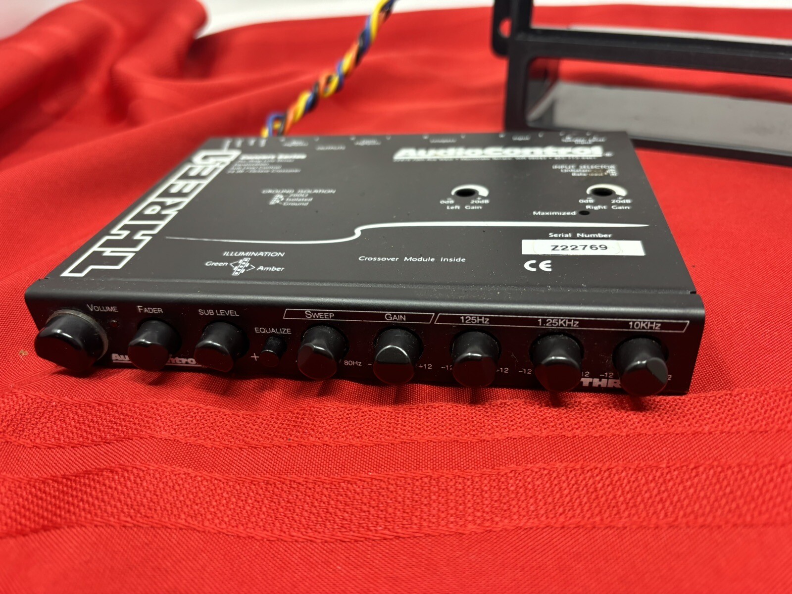 AudioControl THREE.1 In Dash PreAmp Equalizer Crossover Sub Control