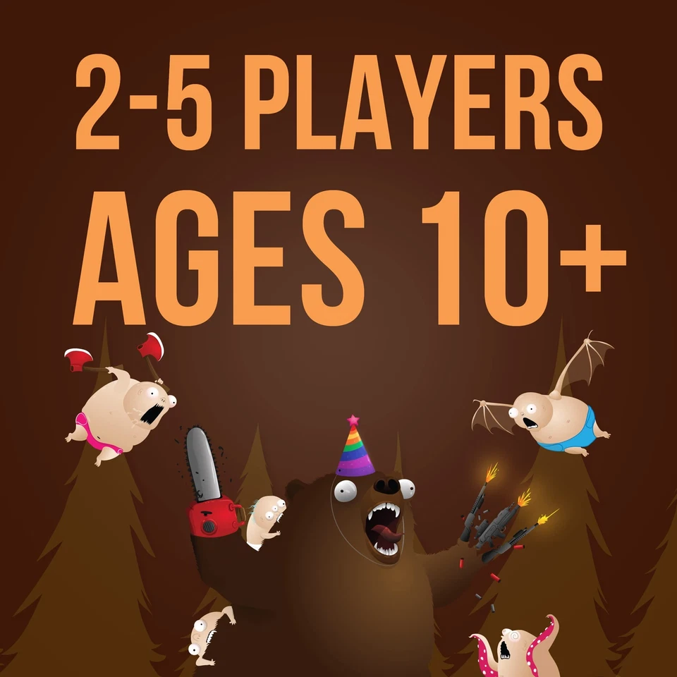 Exploding Kittens Bears vs Babies - Fun Family Card Game for Adults Teens & Kids - Image 4 of 4