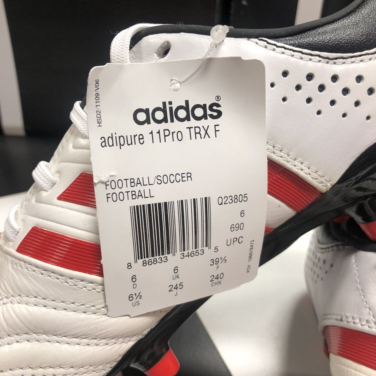adidas adipure 11Pro TRX FG Q23805 White Red Soccer Cleats adidas adipure 11Pro TRX FG Q23805 White Red Soccer Cleats