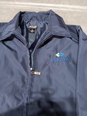 PING Collection Golf windbreaker SZ Med. Strata E.U.C. see pics