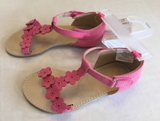 NWT Gymboree Family Brunch Sz 9 Pink Easter Flower Toddler Sandals for about 3T