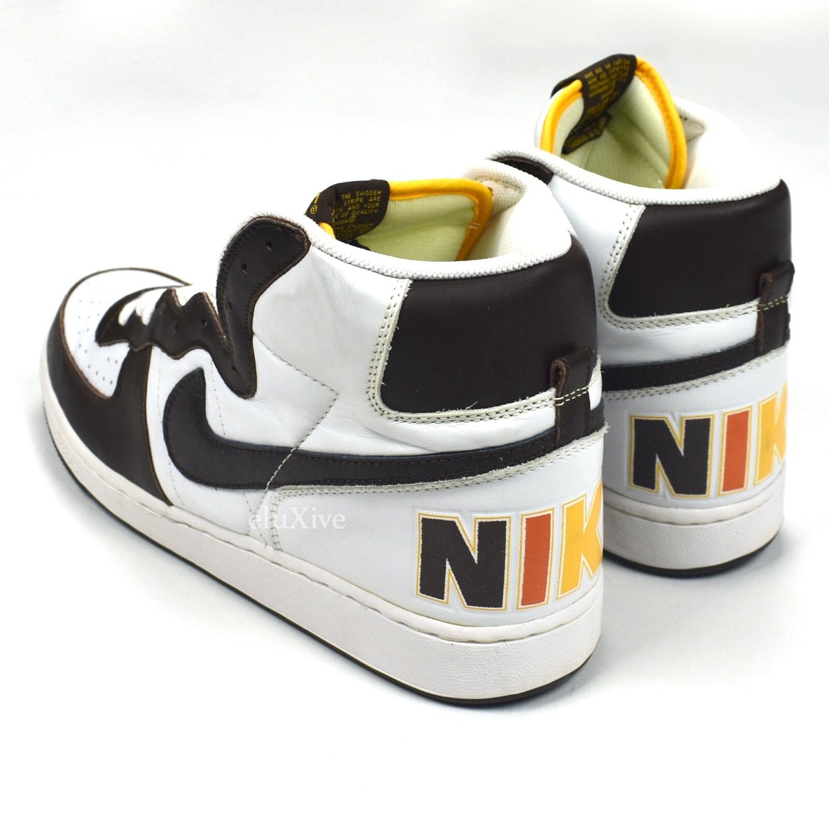 NWT 2004 Nike Terminator High White Baroque Brown Men