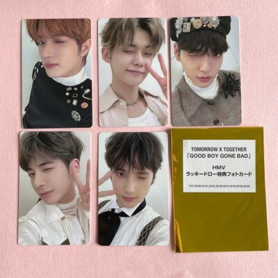 TXT GOOD BOY GONE BAD Photo card Sticker HMV Lucky Draw TOMORROW X