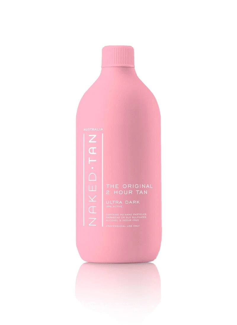 Naked Tan 1Litre Spray Tan Solution - Ultra Dark 16% DHA Violet Base Fast  Drying | eBay