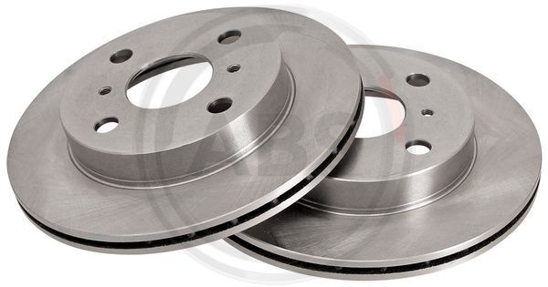 2X A.B.S. 15853 Bremsscheibe Vorne FüR Toyota-image