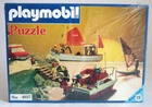ULTRA RARE VINTAGE 1978 PLAYMOBIL PUZZLE LYRA 4037 BOATS GREEK GREECE NEW SEALED