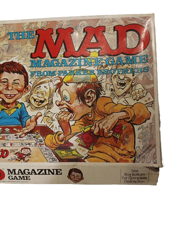 Vintage Parker Brothers The MAD Magazine Board Game Complete - Image 3 of 4