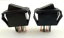 Lot of 2 Carling Two Position Momentary Rocker Switches SPST 10A/250V 16A/125V