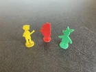 Vintage 1964 Parker Brothers Disney Winnie The Pooh Board Game Pieces (Lot of 3)