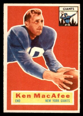 1956 Topps Football #65 Ken Macafee NM *e1