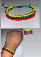 Lithuania Bracelet ????, National Handmade Lithuanian Bracelet- nylon Adjustable