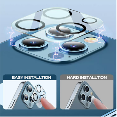 IPhone 15 Bloccato 2x Vetro Protezione Fotocamera Per Iphone 15 14 13 12 11 Pro B 709321 - Foto 4