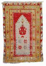 Alfombra 150 YO, alfombra de fragmentos, alfombra antigua, alfombra de oración, alfombra hecha a mano, alfombra de oración