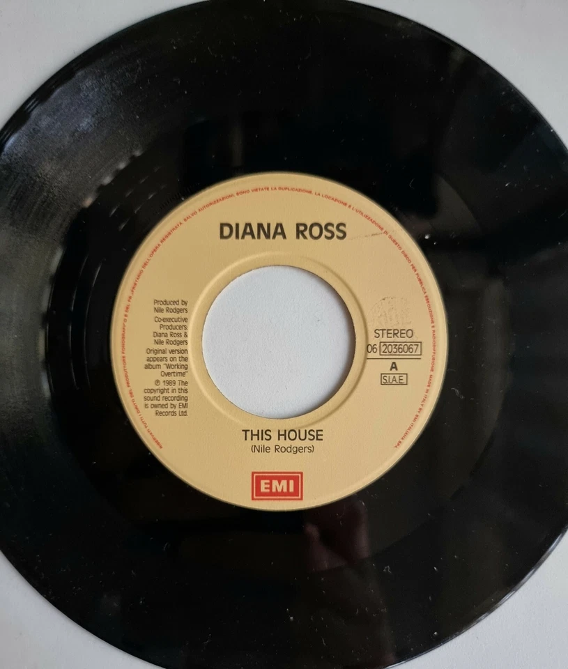 SINGLE- 7 PULGADAS DIANA ROSS - THIS HOUSE - Imagen 3 de 3