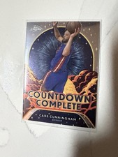 Cade Cunningham 2025 Topps Chrome Insert Complete Countdown Mint