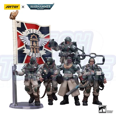 JOYTOY 1:18 Warhammer 40k Action Figure Astra Militarum Cadian Command Squad