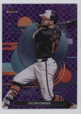 2025 Finest Uncommon Purple Checkerboard Refractor 41/99 Colton Cowser #197 1m63
