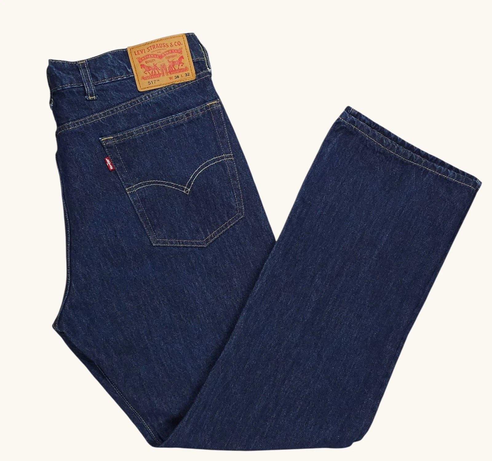 Levi's 517 Jeans Bootcut W36 L32 Blue Genuine Levis Premium