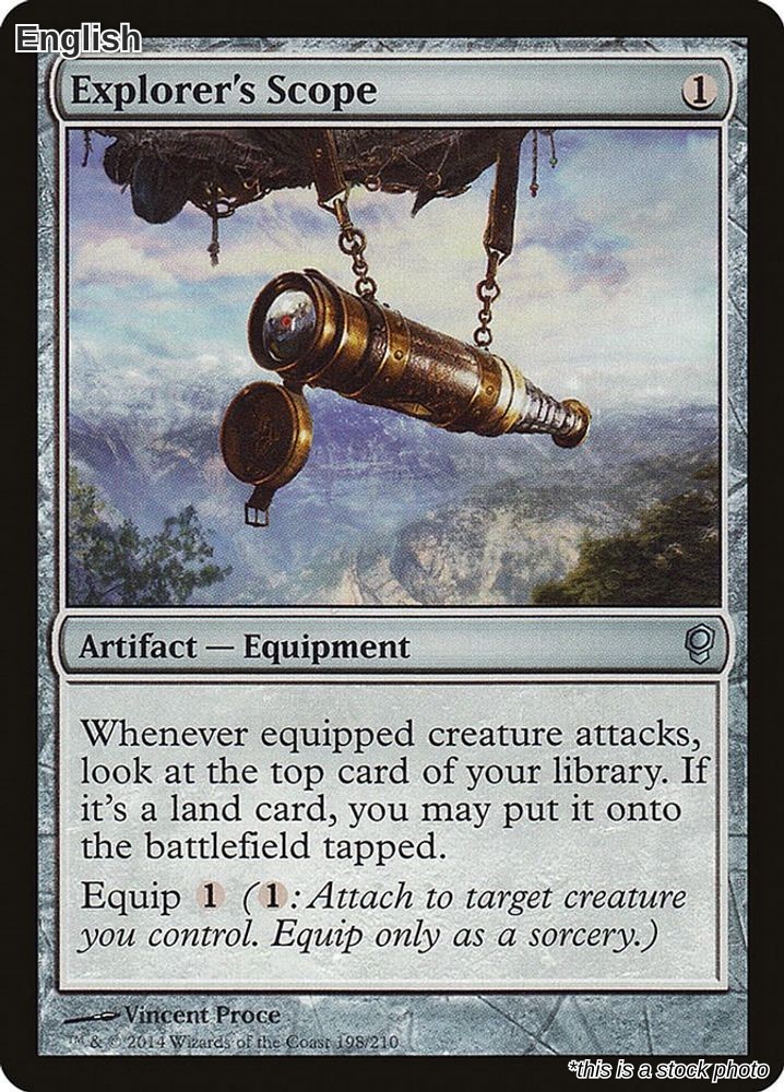 Magic Explorer's Scope 198 Uncommon Conspiracy NM