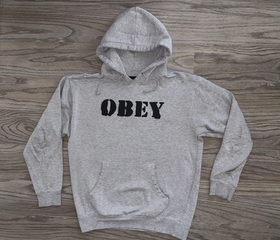 OG Logo Pullover Hoodie(ash) Ｌ Obey OG Logo Gray Hoodie Pullover Sweatshirt Men's Size (M) Skate
