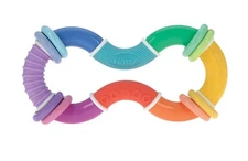 Nuby Twist-a-Ring Rattle Teether Toy for Babies BPA-Free