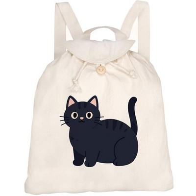 Canvas Rucksack / Backpack ''Chibi Bombay Cat'' (RK00045745)