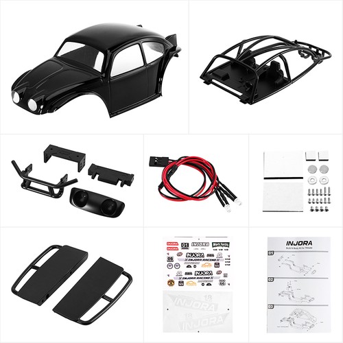 INJORA BUG18 Body Kit with Interior, Fits Only TRX4M LCG Chassis, Combo Option - Picture 14 of 61