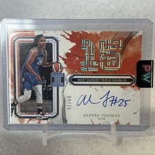 2025 Panini Impeccable WNBA Alyssa Thomas Triple Doubles Auto /15 Phoenix 🔥🔥
