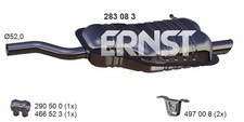 ERNST Endschalld�mpfer Nachschalld�mpfer 283083 f�r BMW N46 E46 3er Touring 316
