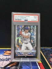 2024 Bowman Sterling Rookie Wyatt Langford #BSR-3 Black Lava Refractor /10 (RC)