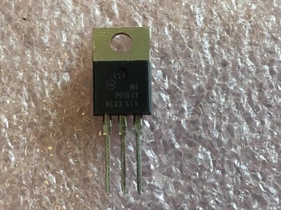 MC7915CT LINEAR VOLTAGE REGULATOR -15 NEGATIVE VOLTAGE 1A TO-220AB (LOT OF 5)