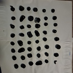 LEGO Minifigure Black Hair Lot of 48 Pieces
