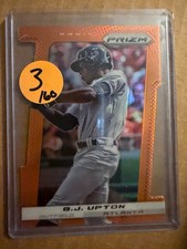 2013 Prizm /60 ORANGE DIE-CUT SP BJ Upton #101