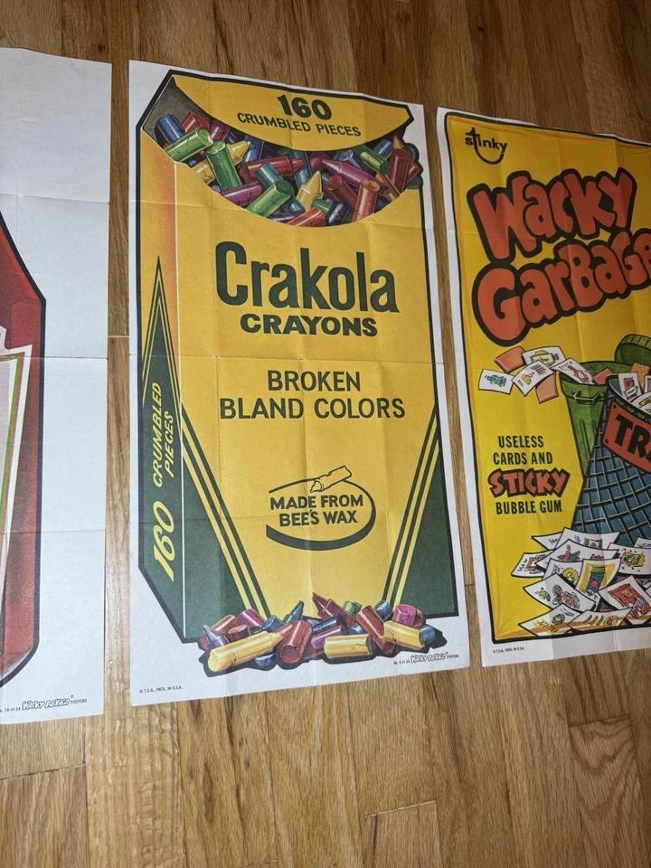 Carteles Topps Wacky Packages 1974 - ¡Lote de 4 recién sacados de 50+ años de colección! Foto 4 de 4