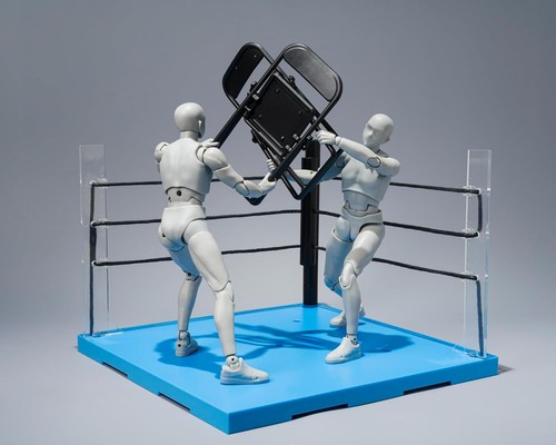TAMASHII NATIONS - Act Ring Corner (Neutral) & Folding Chair Set for S.H.Figuart - Picture 2 of 6