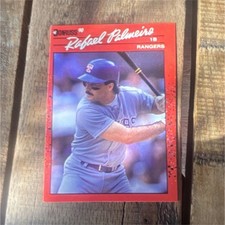 1990 Donruss Rafael Palmeiro #225 Texas Rangers MLB Base Set Baseball Card