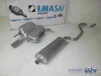 Imasaf Auspuff Mitteltopf + Endtopf für Opel Vectra C Sport + GTS 1.8 2002-