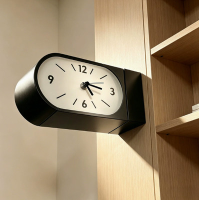 Dual-Sided Pendulum Wall Clock, New Modern Minimalist Art Decor Clock for Home